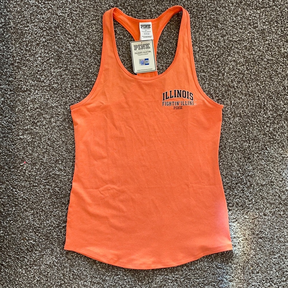 VS PINK Collegiate Collection Illinois Tank